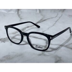 SAKAI FT5455-D C1 49-19-142 Brown Black Tortoise Plastic Unisex Glasses Frames